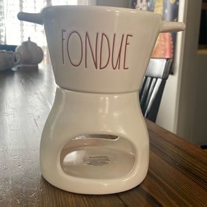 Rae Dunn Fondue Set